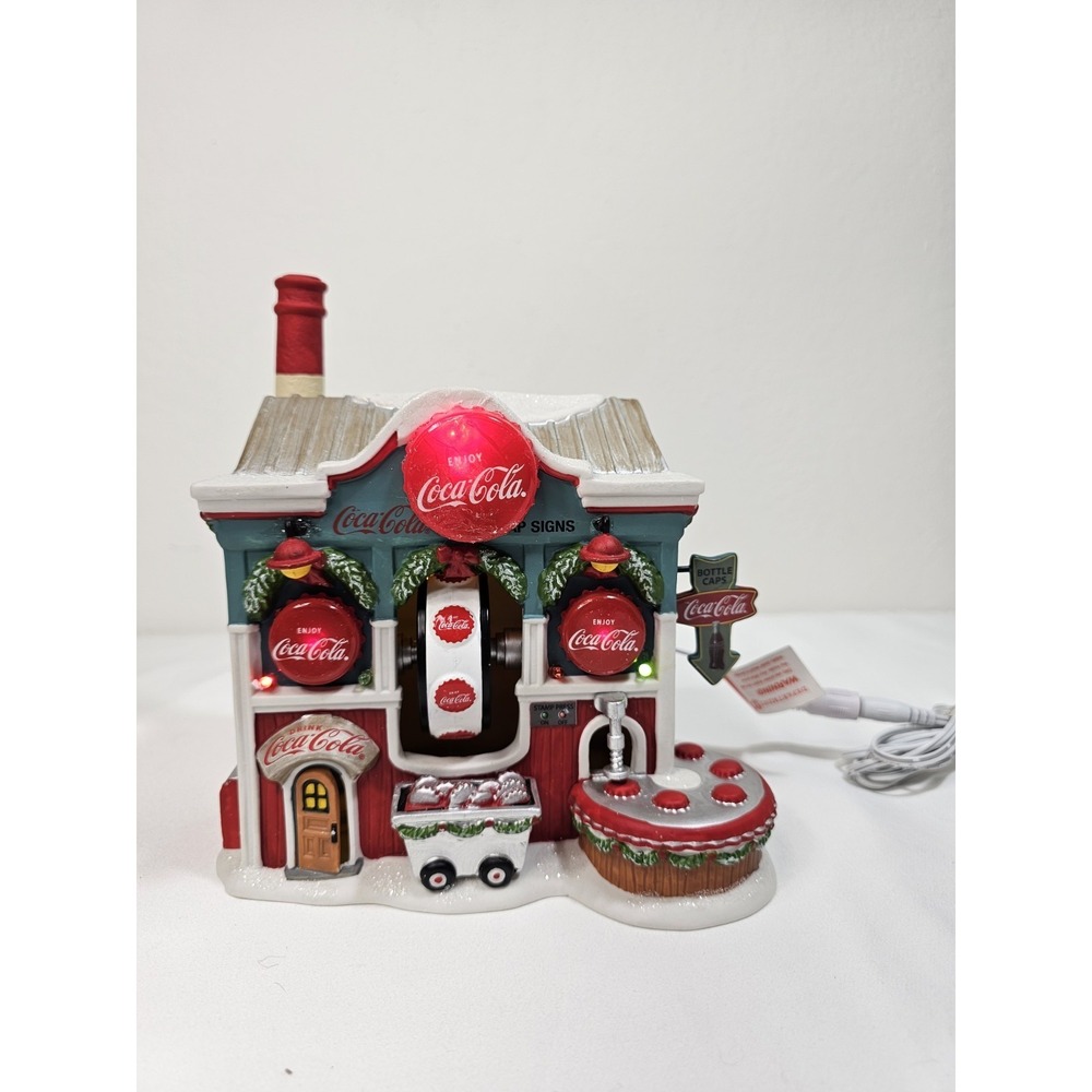 Dept 56 "Coca-Cola Bottle Caps" #4056665 - North Pole Series - Perfect!
